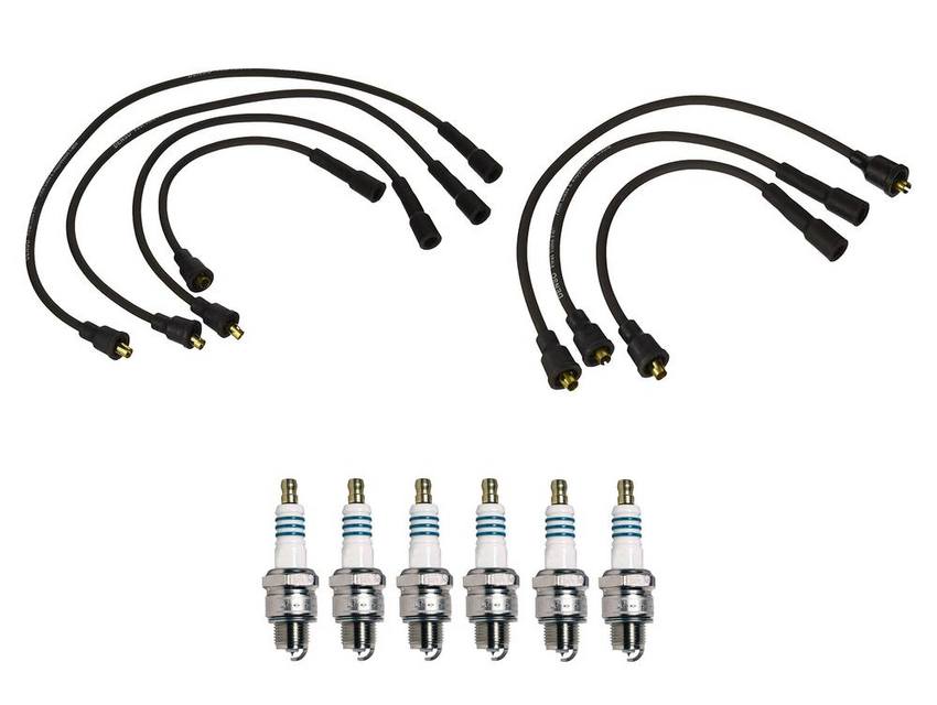 Volvo Ignition Wire Kit (7mm) (6 Pieces) - Denso